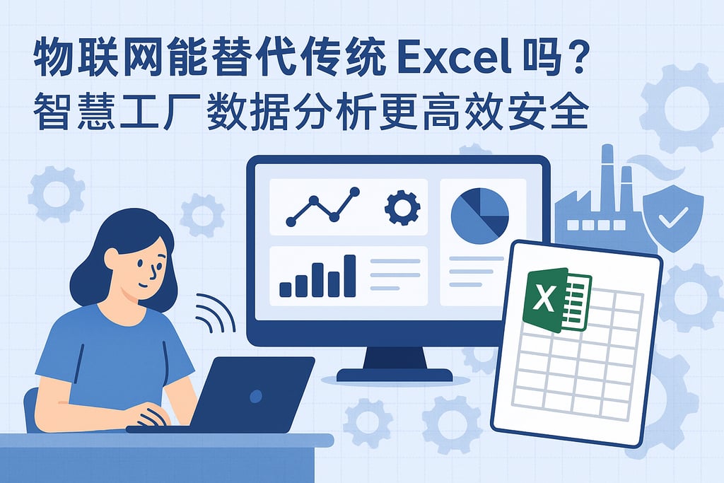 繁易物联网能替代传统Excel吗？智慧工厂数据分析更高效安全