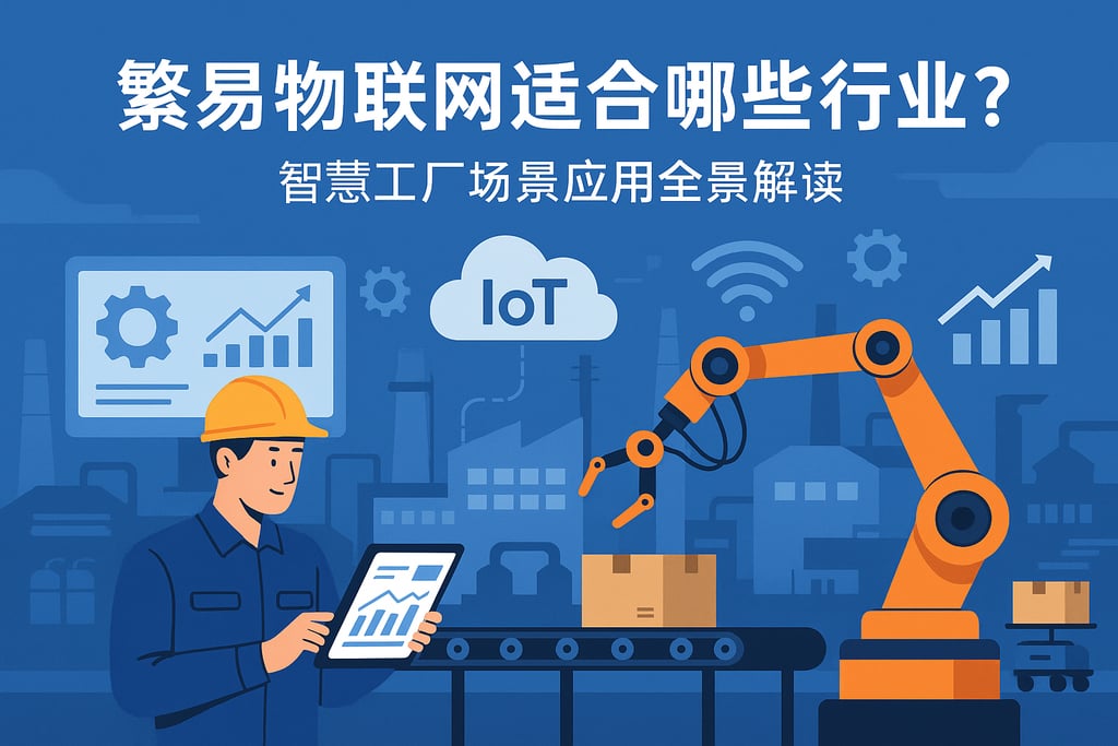 繁易物联网适合哪些行业？智慧工厂场景应用全景解读