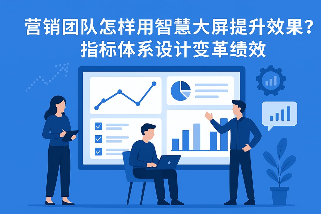 营销团队怎样用智慧大屏提升效果？指标体系设计变革绩效