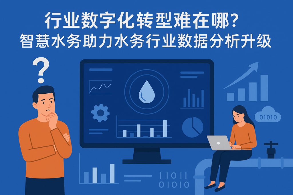 行业数字化转型难在哪？智慧水务助力水务行业数据分析升级