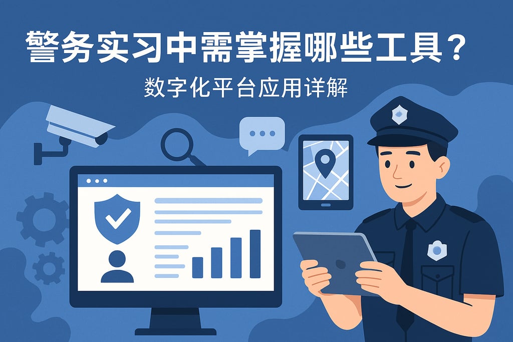警务实习中需掌握哪些工具？数字化平台应用详解