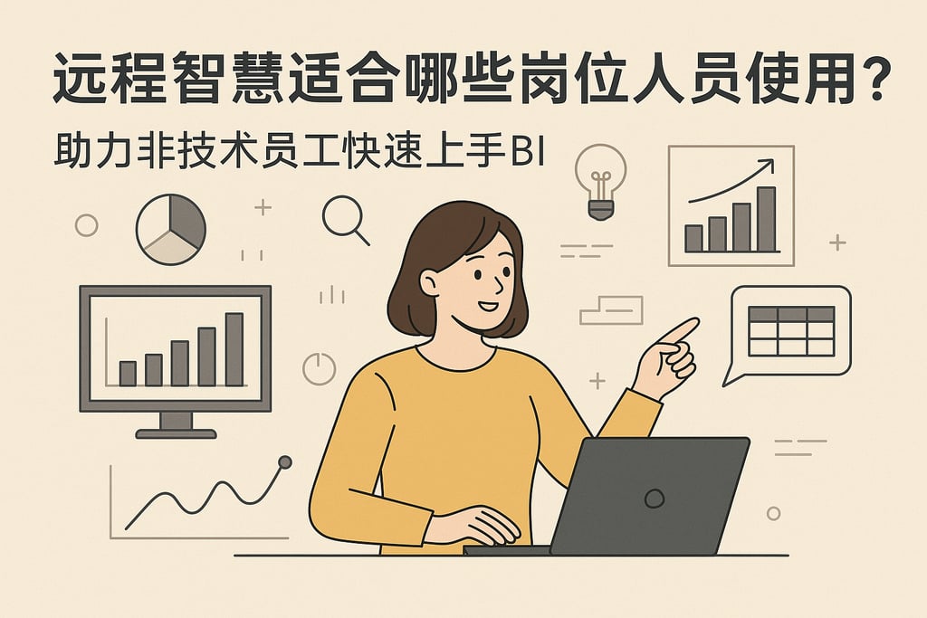 远程智慧适合哪些岗位人员使用？助力非技术员工快速上手BI