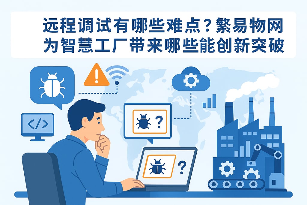 远程调试有哪些难点？繁易物联网为智慧工厂带来哪些创新突破