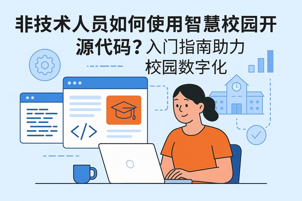 非技术人员如何使用智慧校园开源代码？入门指南助力校园数字化