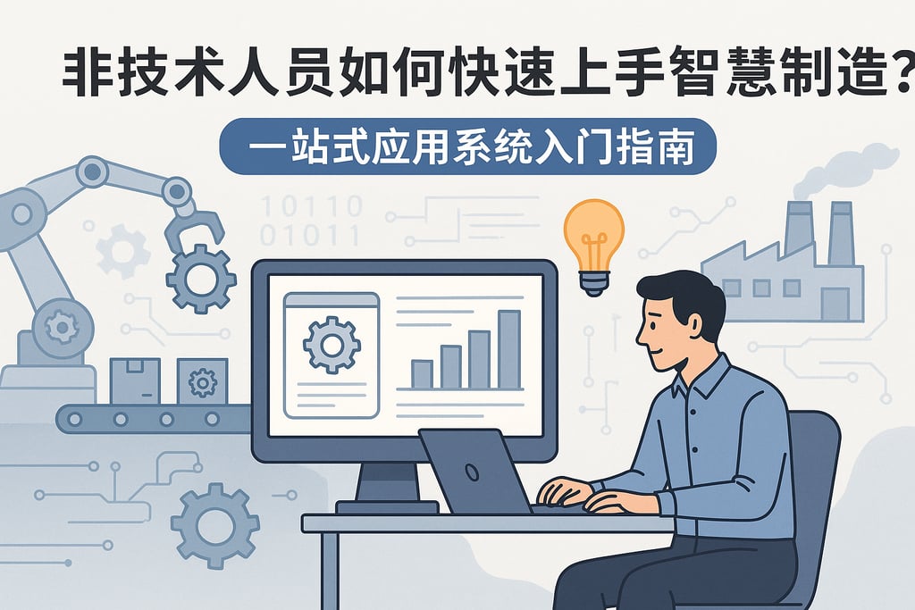 非技术人员如何快速上手智慧制造？一站式应用系统入门指南
