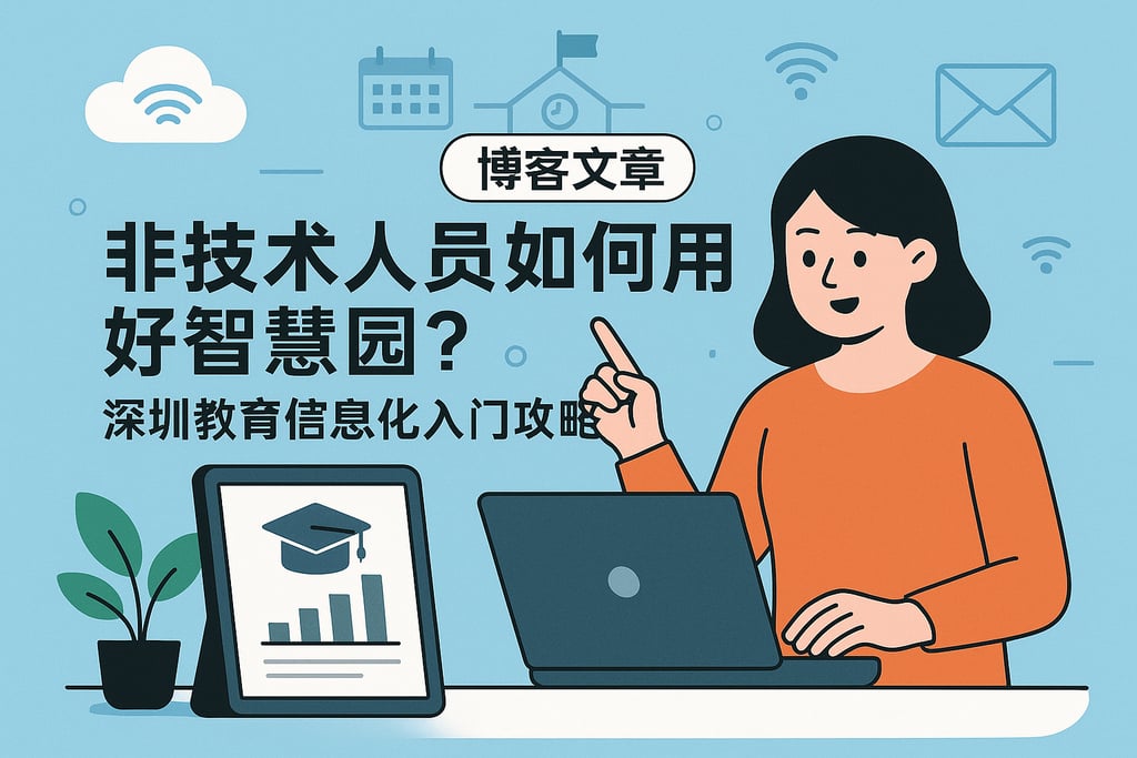 非技术人员如何用好智慧校园？深圳教育信息化入门攻略