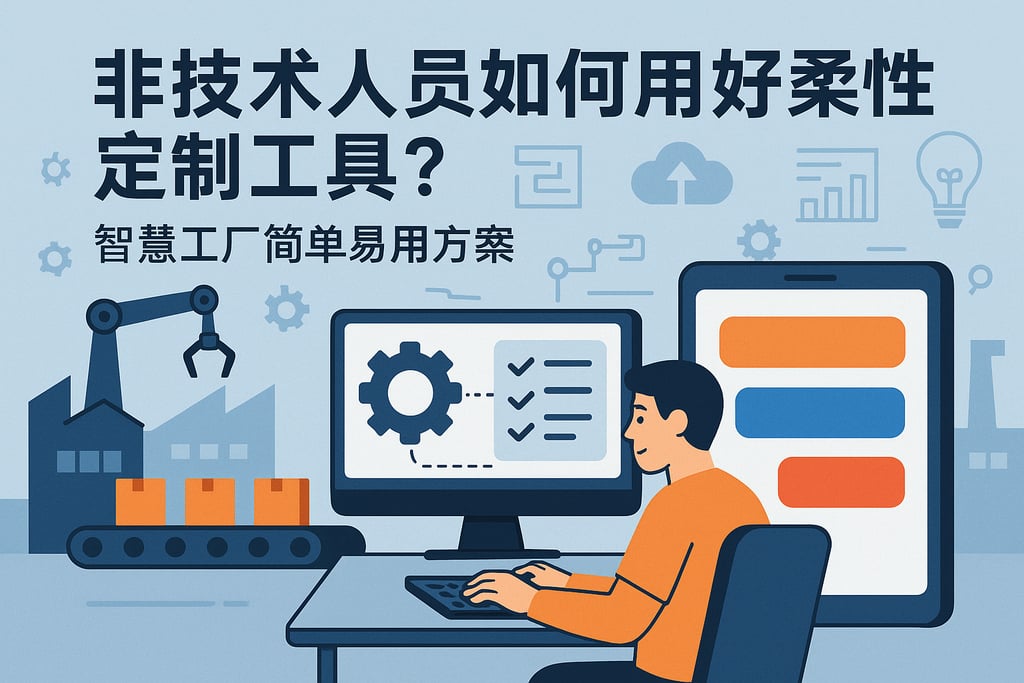 非技术人员如何用好柔性定制工具？智慧工厂简单易用方案