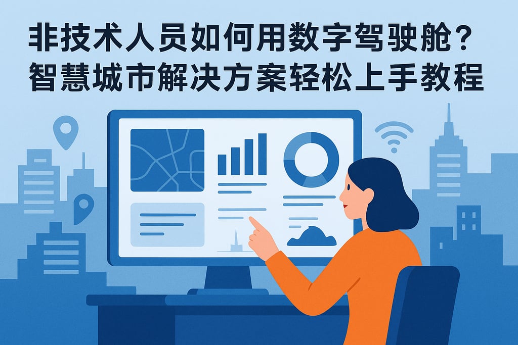 非技术人员如何用数字驾驶舱？智慧城市解决方案轻松上手教程
