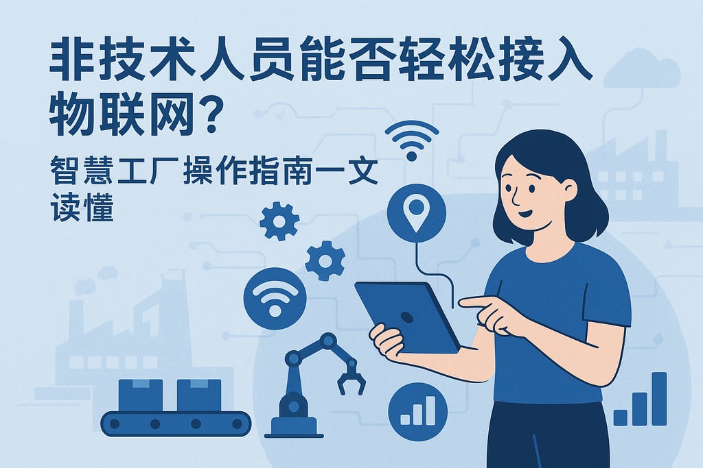 非技术人员能否轻松接入物联网？智慧工厂操作指南一文读懂