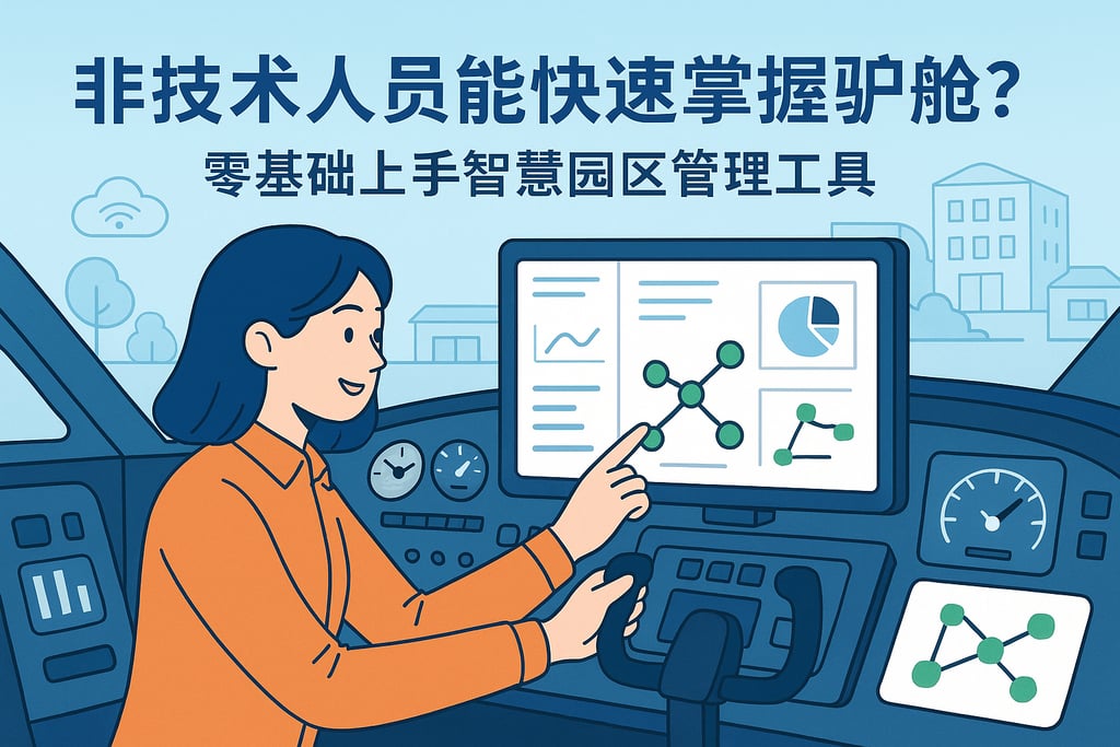 非技术人员能快速掌握驾驶舱吗？零基础上手智慧园区管理工具