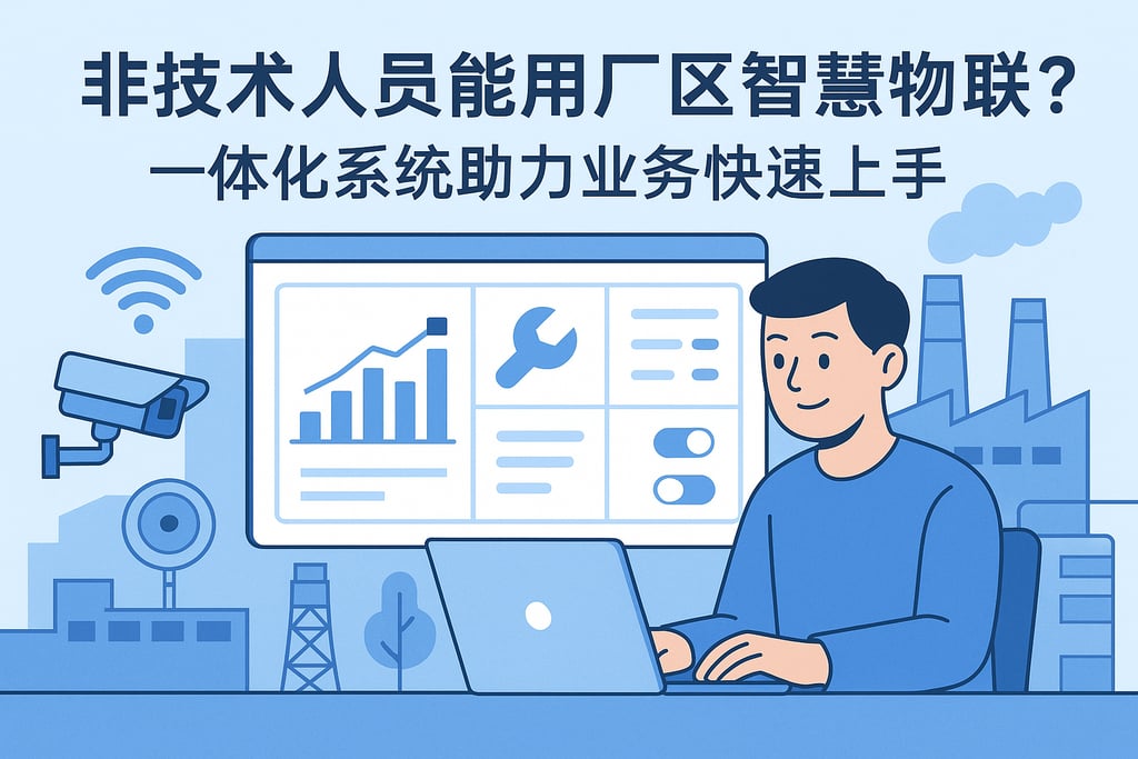 非技术人员能用厂区智慧物联吗？一体化系统助力业务快速上手