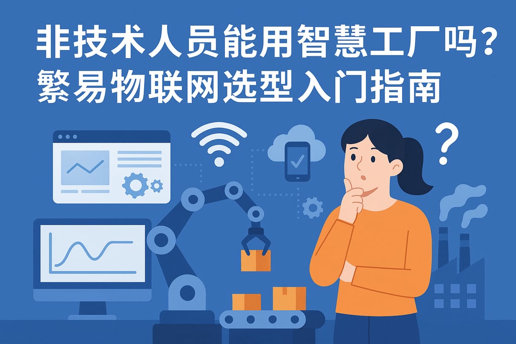 非技术人员能用智慧工厂吗？繁易物联网选型入门指南