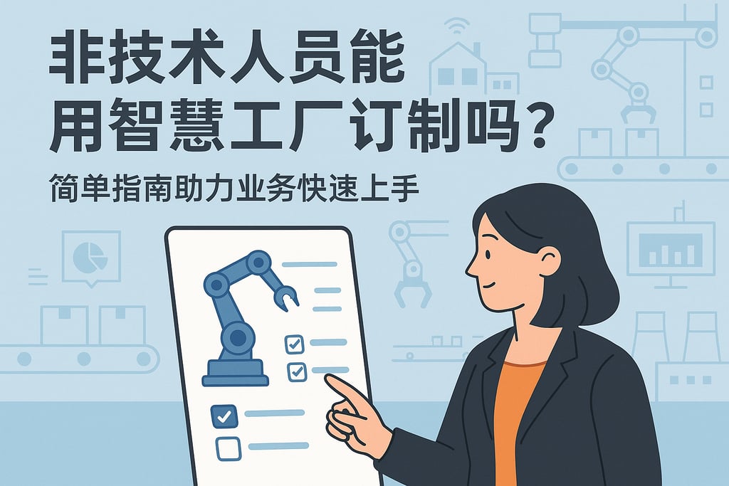 非技术人员能用智慧工厂订制吗？简单指南助力业务快速上手