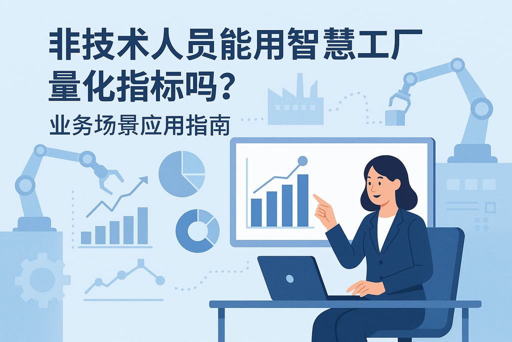 非技术人员能用智慧工厂量化指标吗？业务场景应用指南