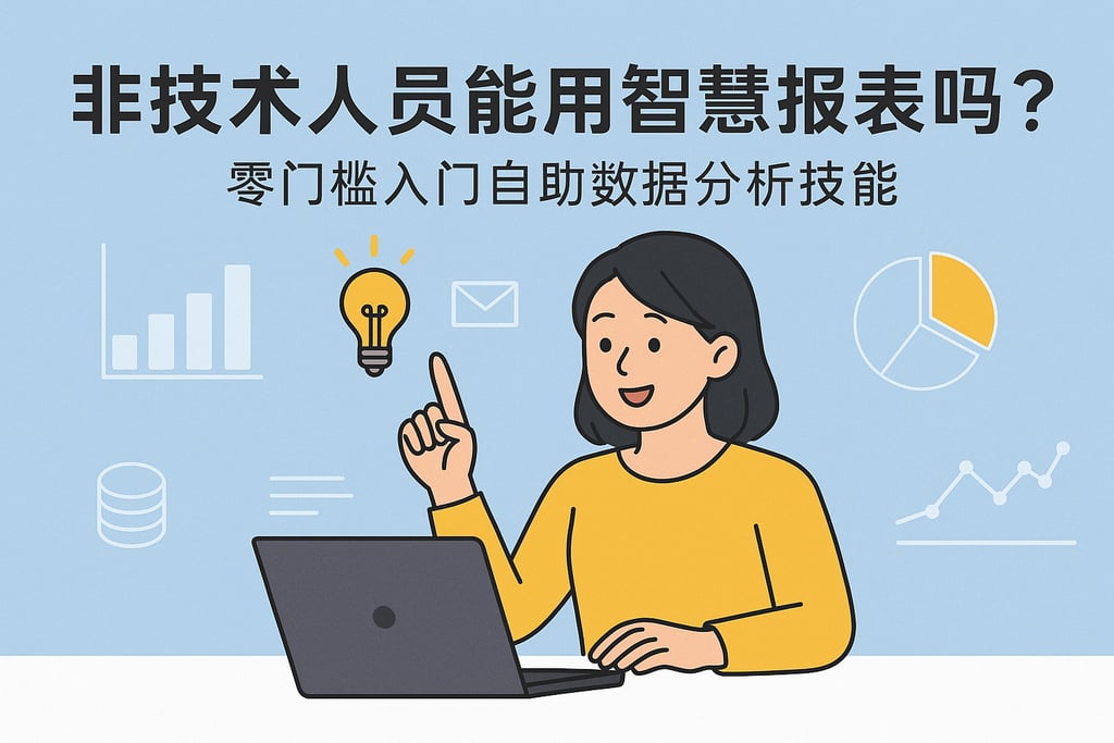非技术人员能用智慧报表吗？零门槛入门自助数据分析技能