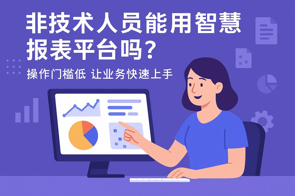 非技术人员能用智慧报表平台吗？操作门槛低让业务快速上手