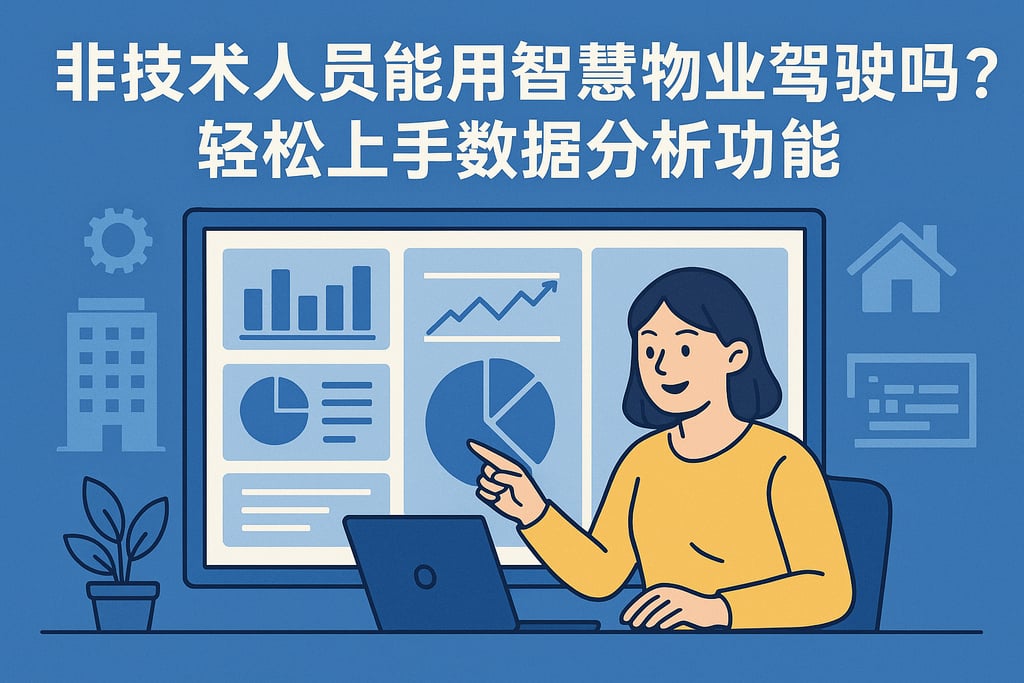 非技术人员能用智慧物业驾驶舱吗？轻松上手数据分析功能