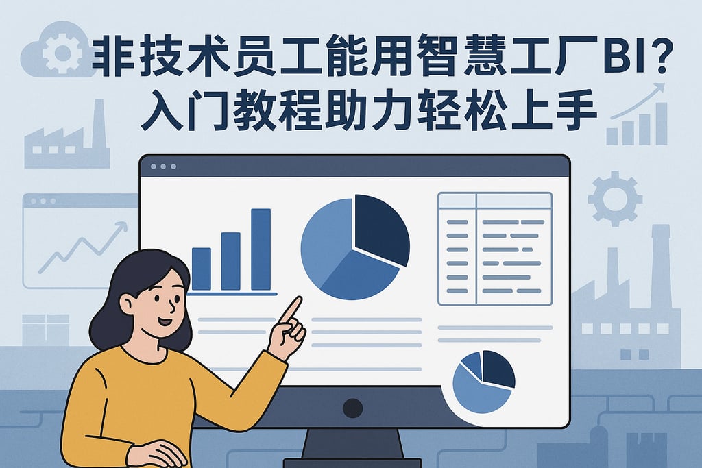 非技术员工能用智慧工厂BI吗？入门教程助力轻松上手