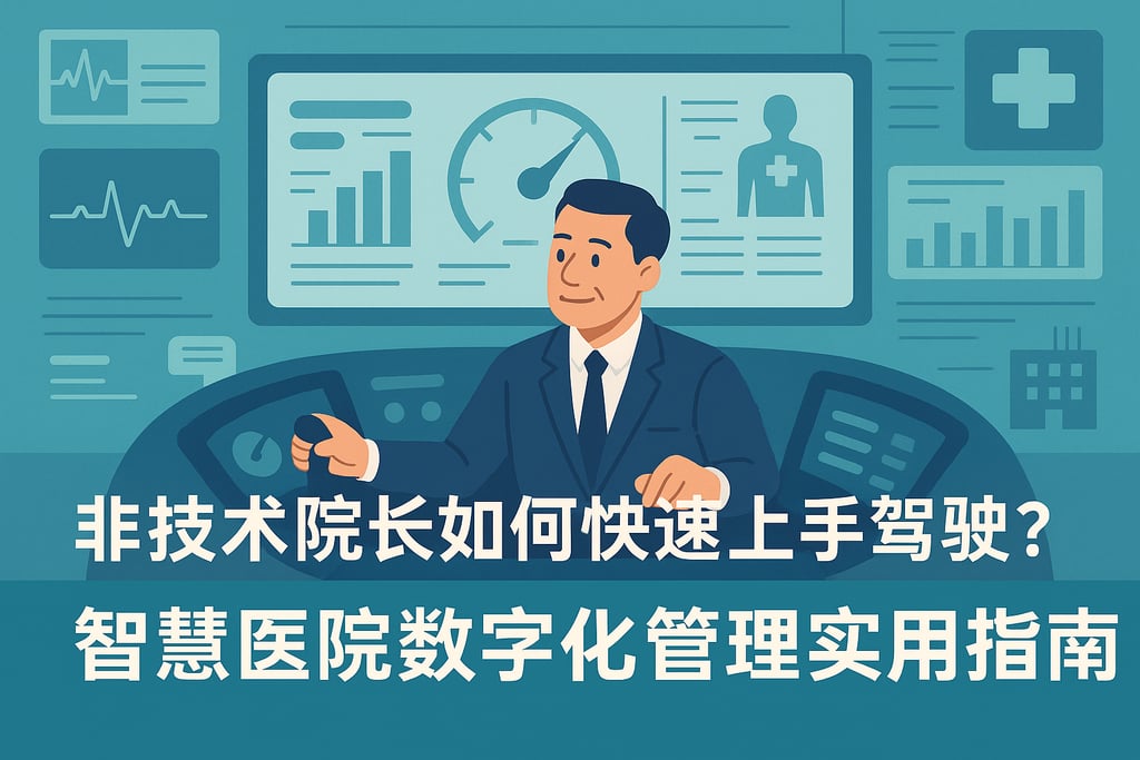 非技术院长如何快速上手驾驶舱？智慧医院数字化管理实用指南