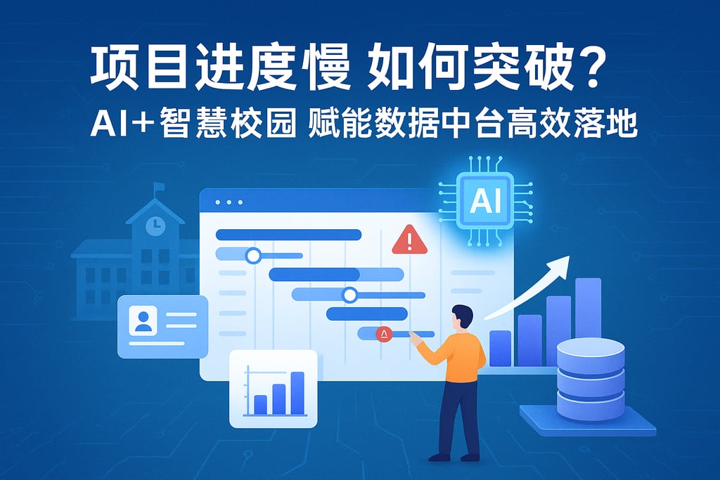 项目进度慢如何突破？AI+智慧校园赋能数据中台高效落地