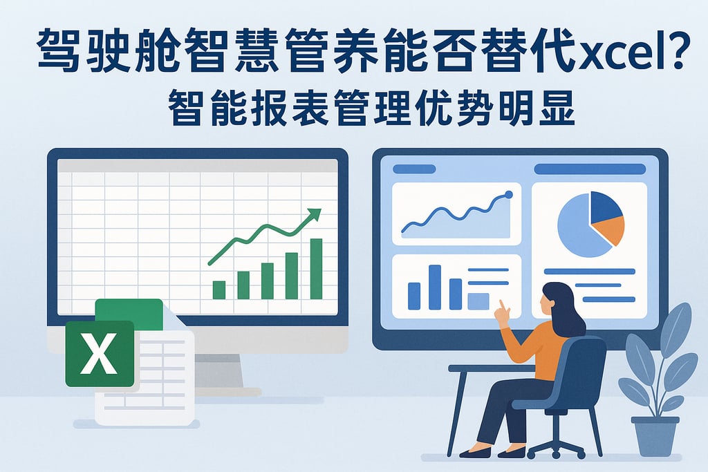 驾驶舱智慧管养能否替代传统Excel？智能报表管理优势明显