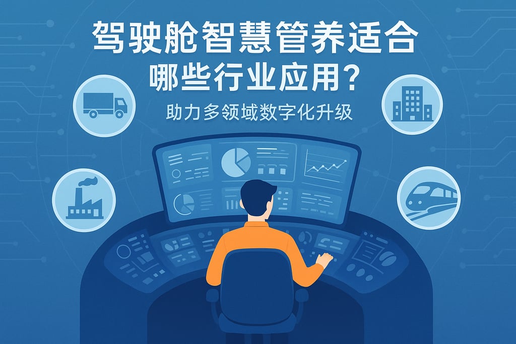 驾驶舱智慧管养适合哪些行业应用？助力多领域数字化升级