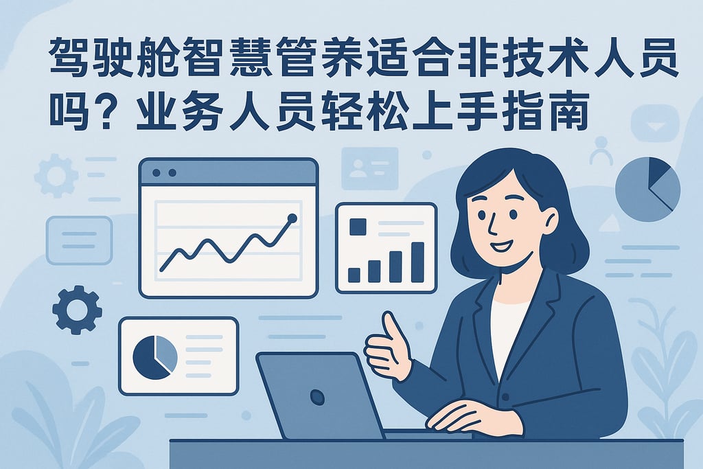 驾驶舱智慧管养适合非技术人员吗？业务人员轻松上手指南