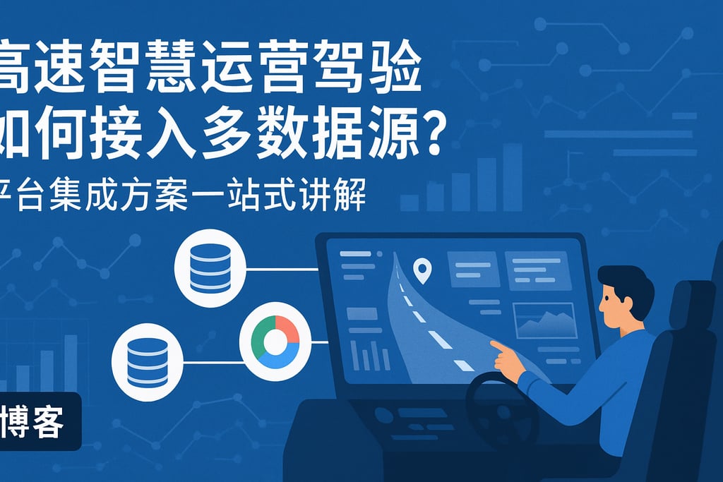 高速智慧运营驾驶舱如何接入多数据源？平台集成方案一站式讲解。