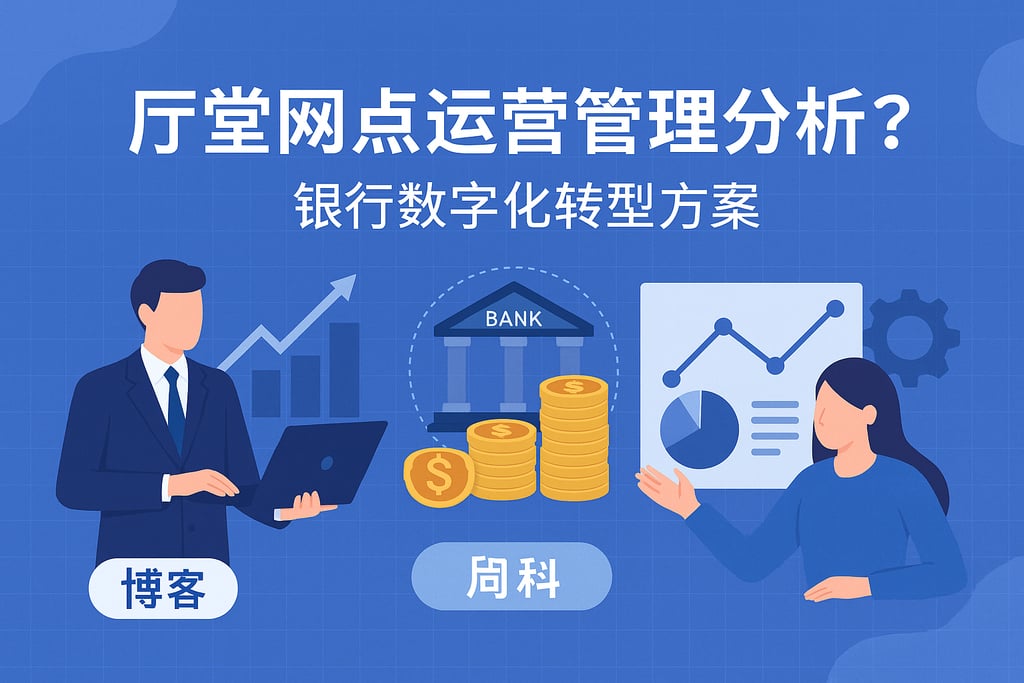 厅堂网点运营管理分析怎么做？银行数字化转型方案