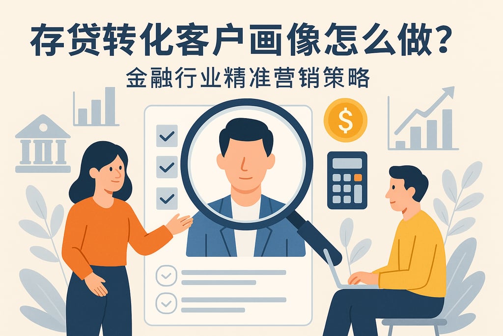 存贷转化客户画像怎么做？金融行业精准营销策略
