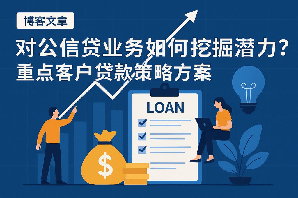 对公信贷业务如何挖掘潜力？重点客户贷款策略方案