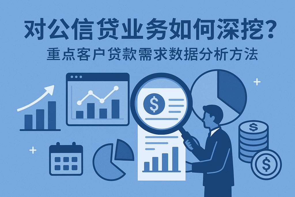 对公信贷业务如何深挖？重点客户贷款需求数据分析方法