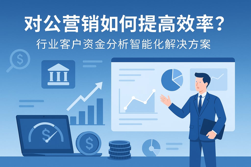 对公营销如何提高效率？行业客户资金分析智能化解决方案