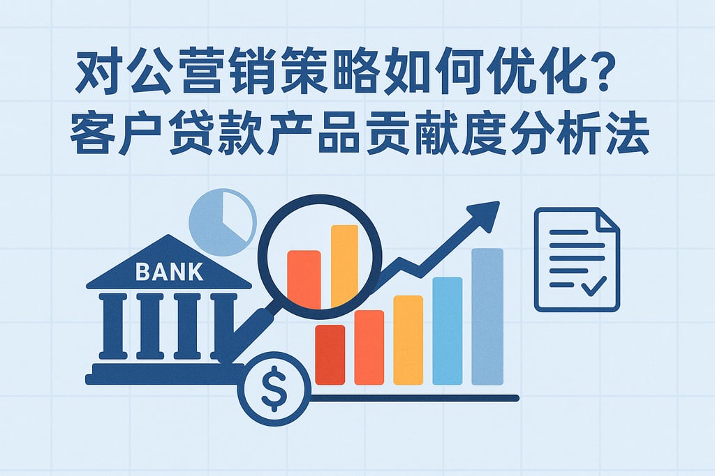 对公营销策略如何优化？客户贷款产品贡献度分析方法