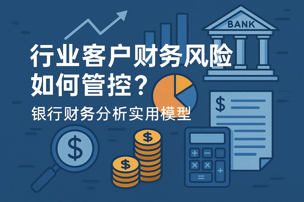 行业客户财务风险如何管控？银行财务分析实用模型