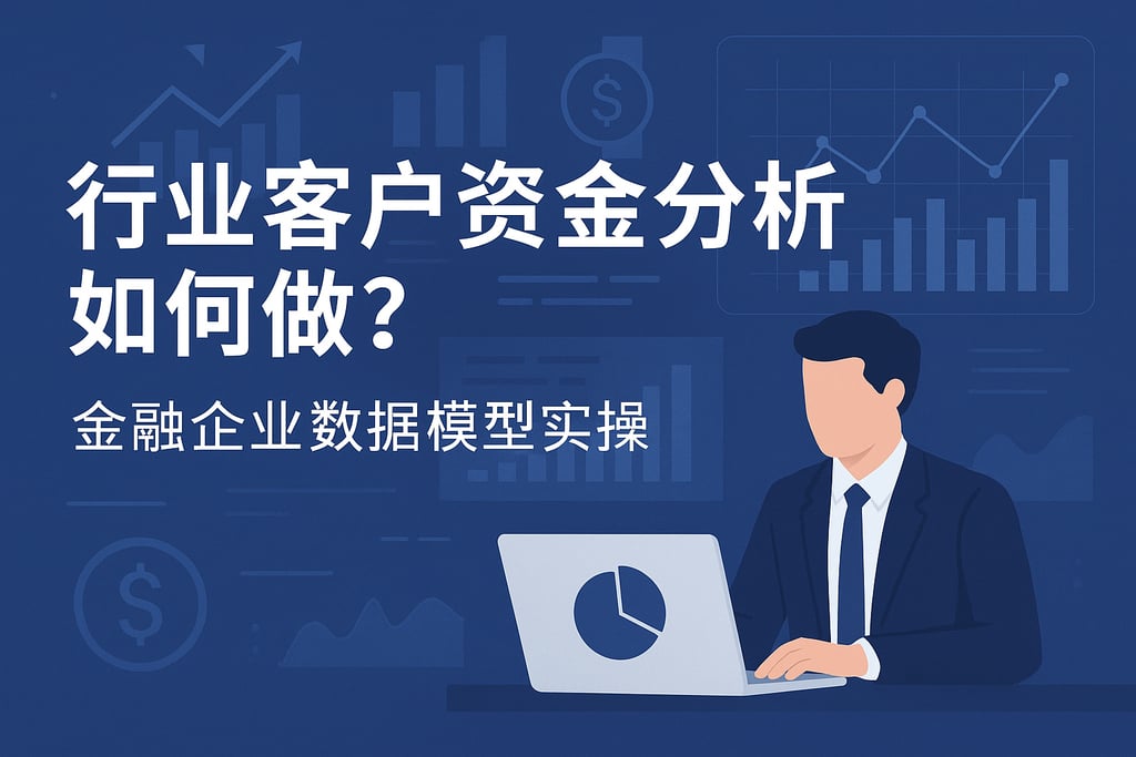 行业客户资金分析如何做？金融企业数据模型实操