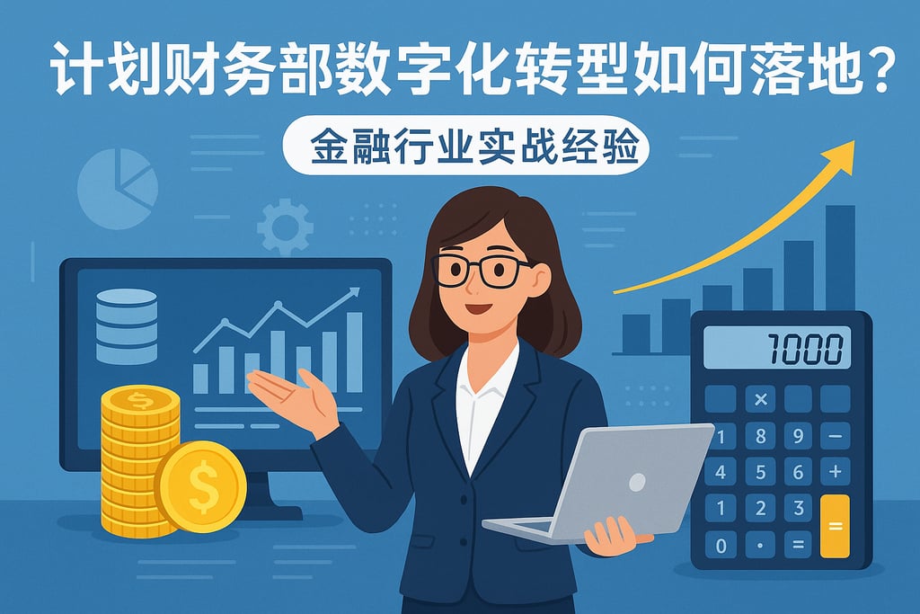 计划财务部数字化转型如何落地？金融行业实战经验