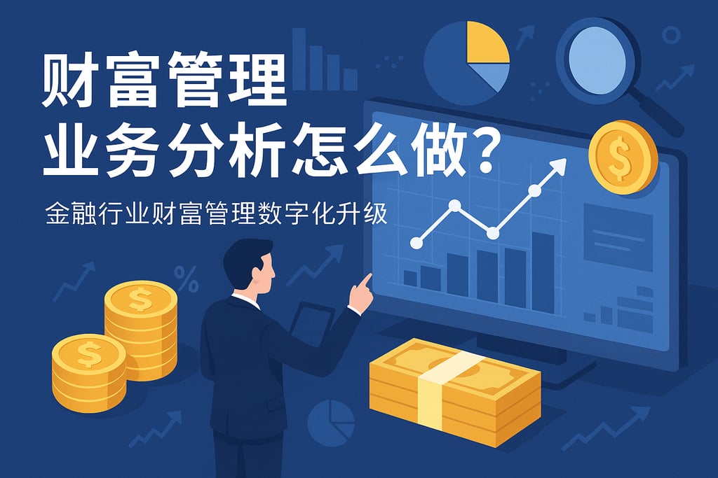 财富管理业务分析怎么做？金融行业财富管理数字化升级