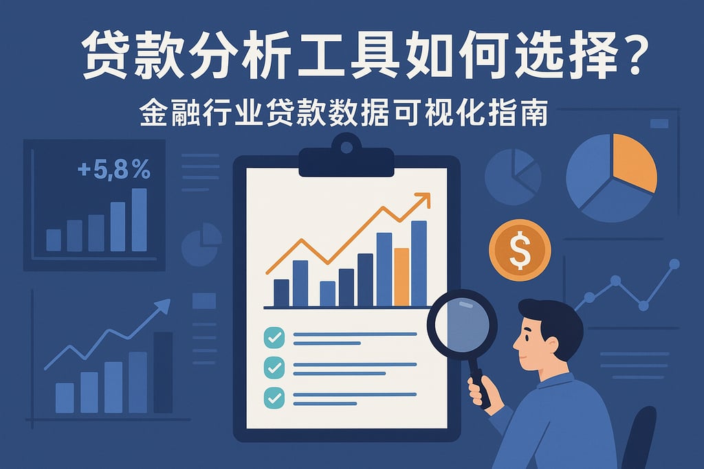 贷款分析工具如何选择？金融行业贷款数据可视化指南