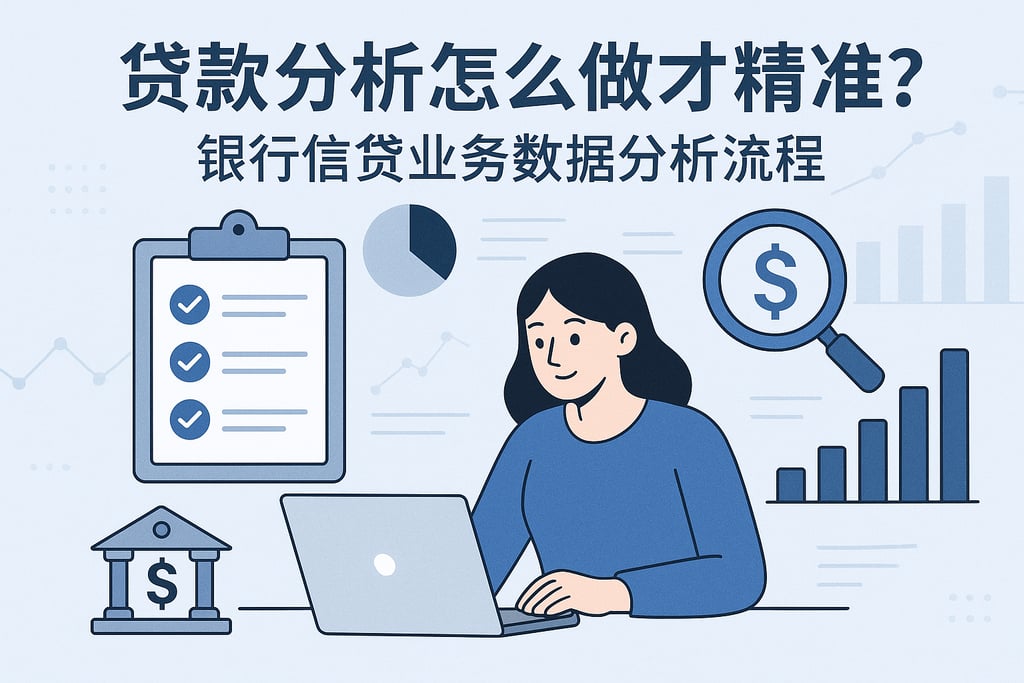 贷款分析怎么做才精准？银行信贷业务数据分析流程