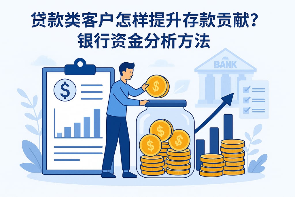 贷款类客户怎样提升存款贡献？银行资金分析方法