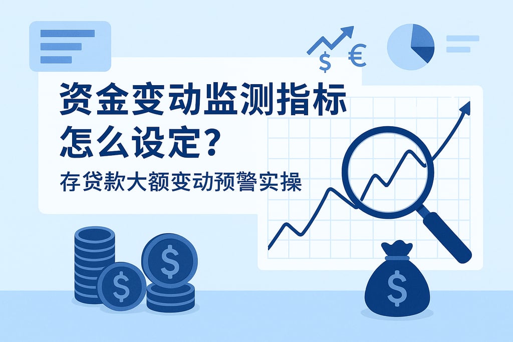 资金变动监测指标怎么设定？存贷款大额变动预警实操