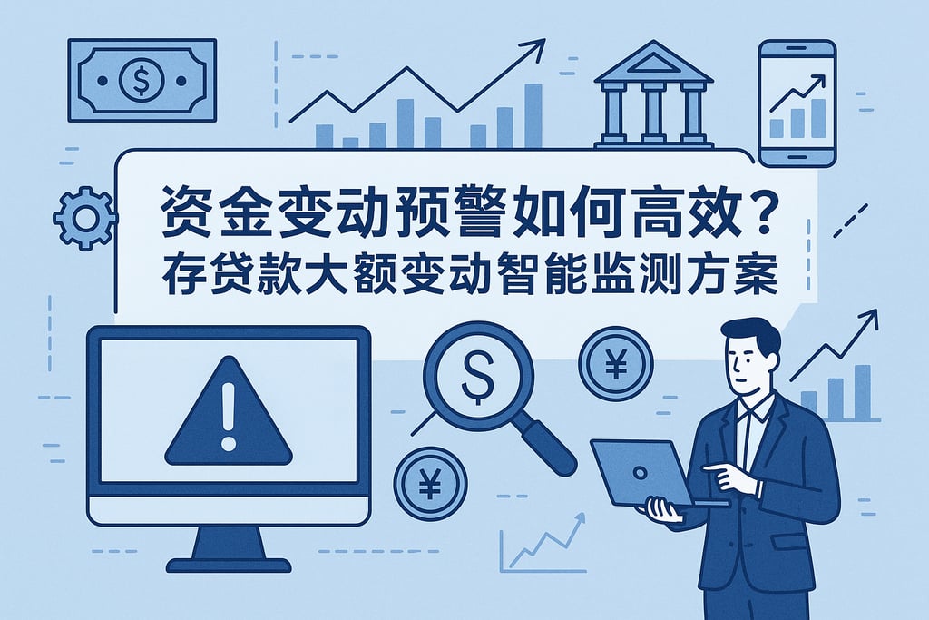 资金变动预警如何高效？存贷款大额变动智能监测方案