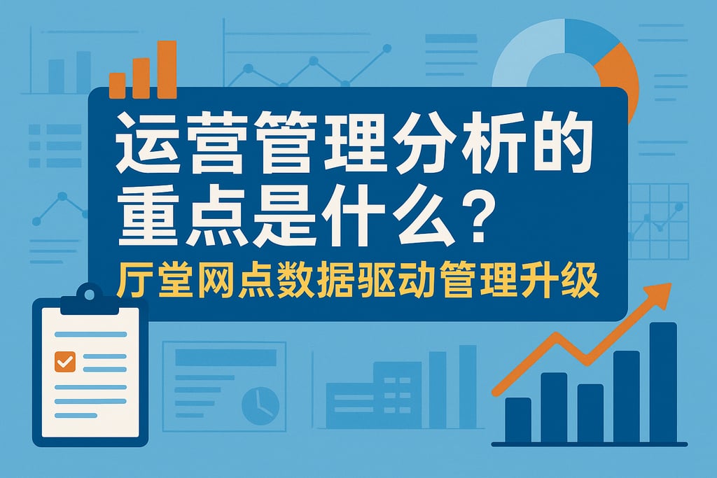 运营管理分析的重点是什么？厅堂网点数据驱动管理升级