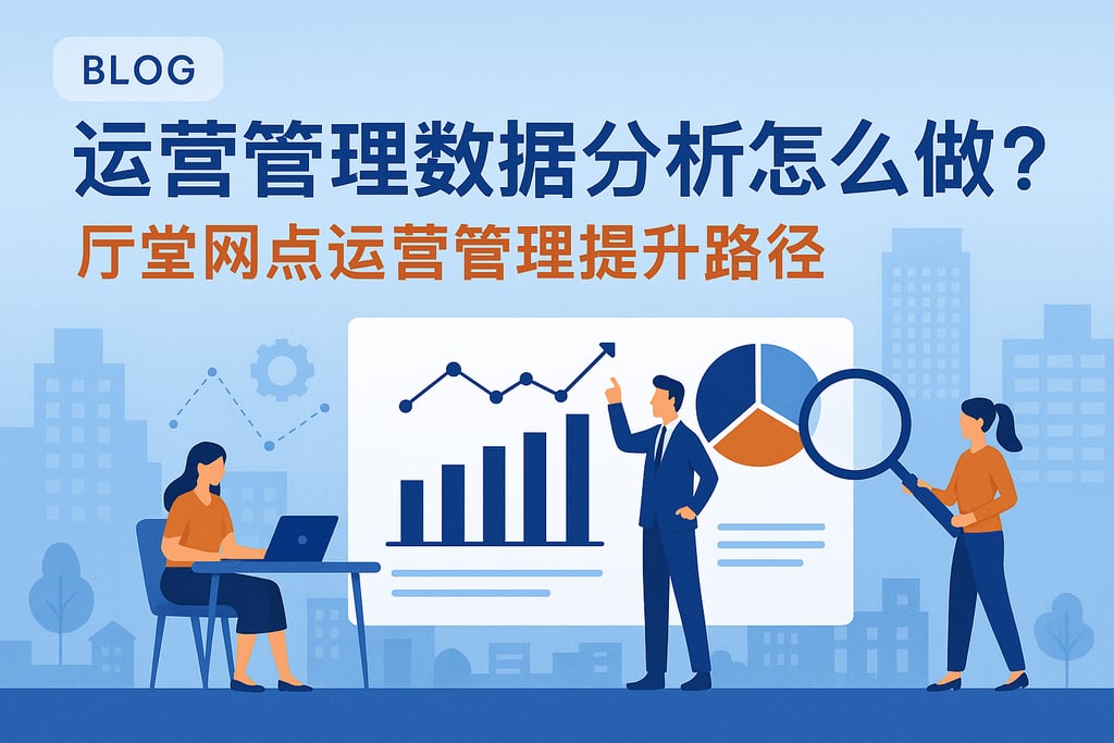 运营管理数据分析怎么做？厅堂网点运营管理提升路径