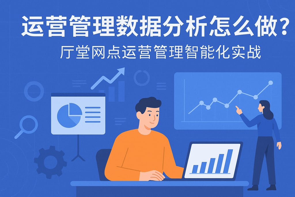 运营管理数据分析怎么做？厅堂网点运营管理智能化实战