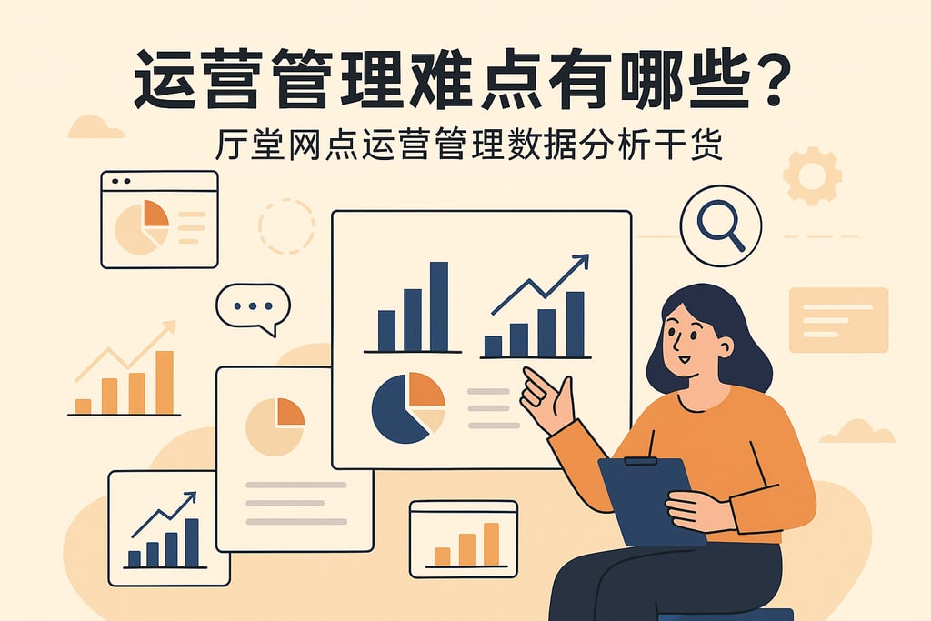 运营管理难点有哪些？厅堂网点运营管理数据分析干货