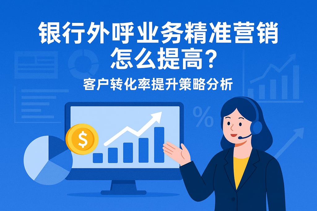 银行外呼业务精准营销怎么提高？客户转化率提升策略分析