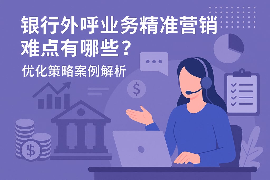 银行外呼业务精准营销难点有哪些？优化策略案例解析