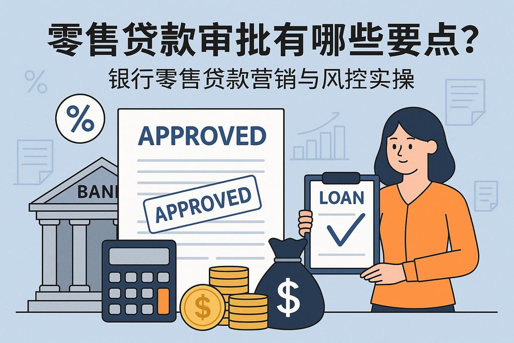 零售贷款审批有哪些要点？银行零售贷款营销与风控实操